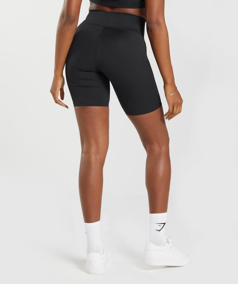 Women's Gymshark Elevate Cycling Shorts Black | CA N6871A